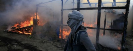 من مخيم المهاجرين في كاليه