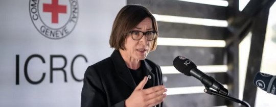 رئيسة الصليب الأحمر..