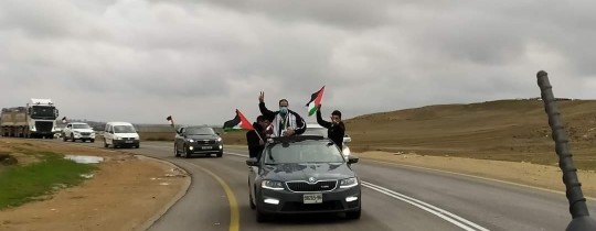 لحظة تحرر الأسير وائل قيسية