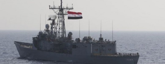 القوات البحرية المصرية خلال التدريبات 