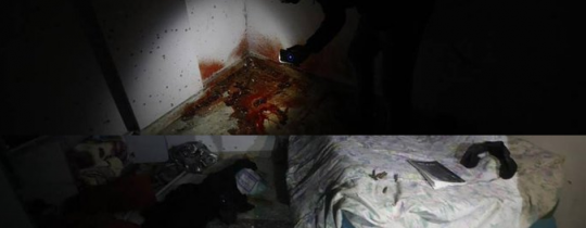 صورة من المكان الذي كان يتحصّن فيه الشهيد البطل أشرف نعالوة قبل اغتياله فجر اليوم الخميس 13 ديمسبر 2018