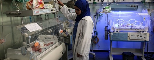 مستشفى في غزة- ارشيف