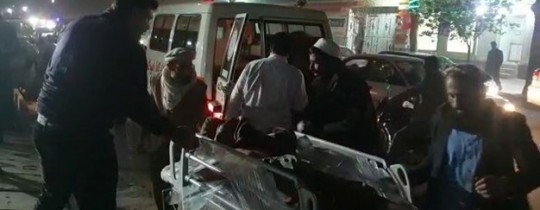 من مكان التفجير 