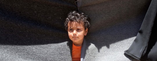 أرشيفية - أحد الأطفال في مراكز الايواء التابعة لوكالة الغوث