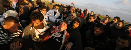 إصابة مواطن خلال مشاركته في فعاليات الجمعة 39 من مسيرات العودة شرق غزة 