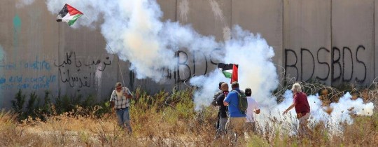 من المواجهات في بلعين غرب رام الله 