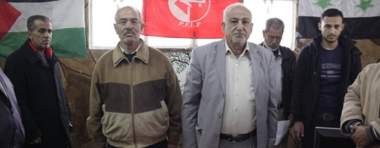 جانب من الندوة السياسية في خان الشيح