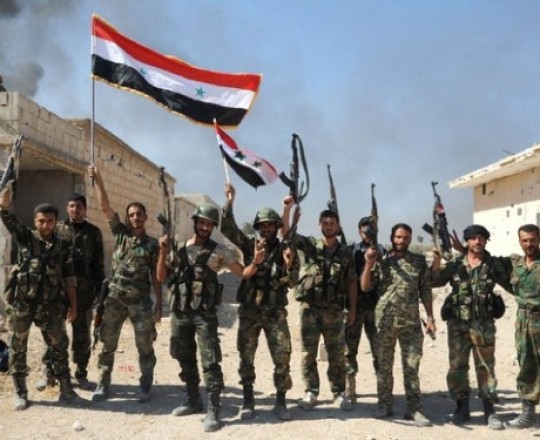 الجيش السوري في مخيم اليرموك