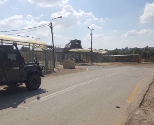 حاجز عسكري صهيوني