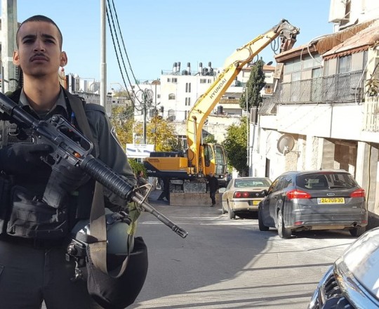 من مكان عملية الهدم 