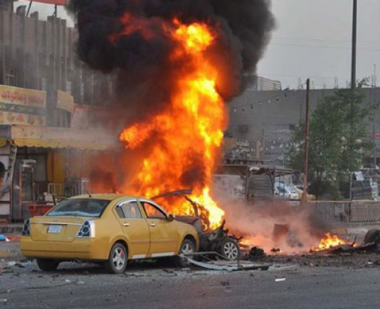 تفجير لداعش في بغداد