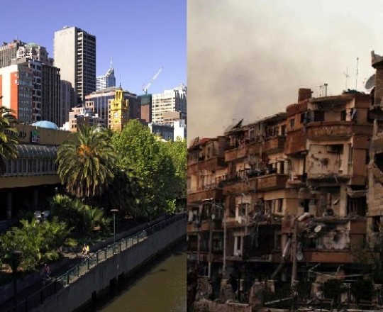 دمشق السورية - مولبورون الأسترالية