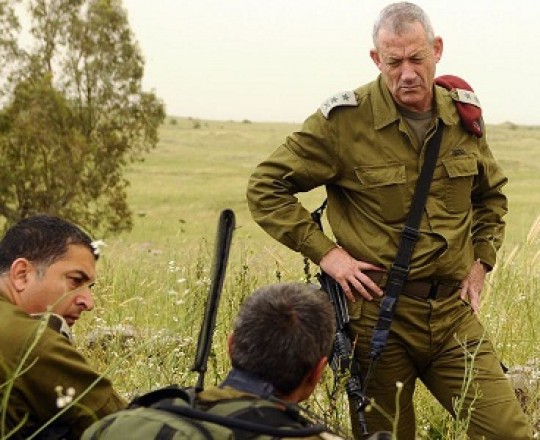 صورة ارشيفية - رئيس اركان جيش الاحتلال السابق بيني غانتس