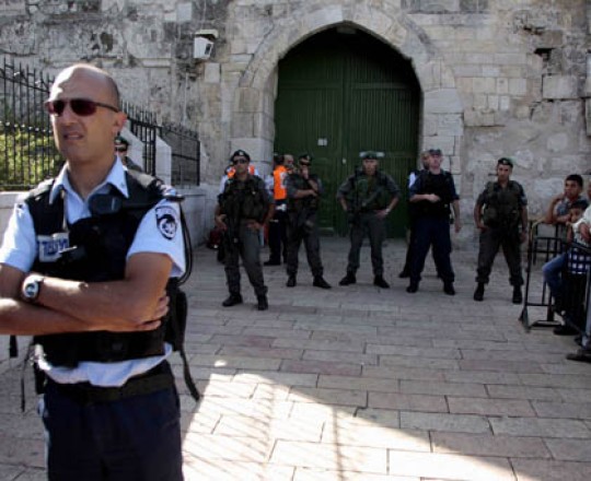 شرطة الاحتلال في المسجد الأقصى - أرشيف