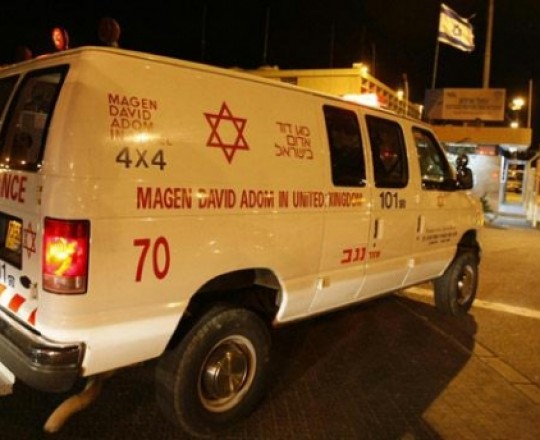 سيارة اسعاف اسرائيلية