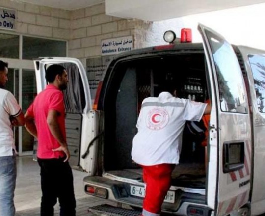 إصابة 3 شبان بحادث سير بخانيونس