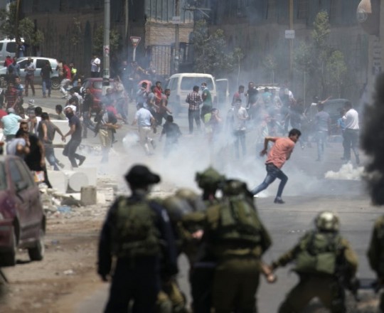 إصابات بالاختناق في مواجهات مع الاحتلال في قباطية