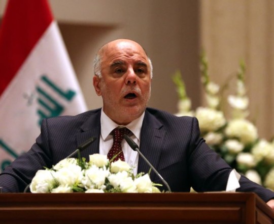 رئيس الوزراء العراقي حيدر العبادي