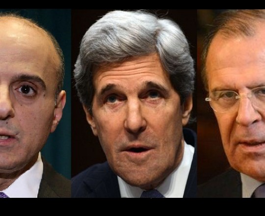 لافروف وكيري والجبير