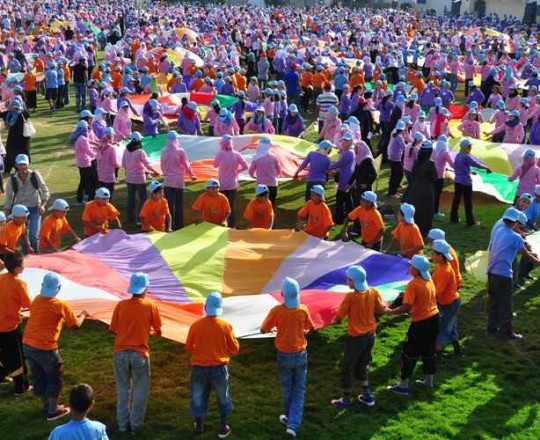 جانب من نشاطات أحد المراكز ضمن مشروع ألعاب الصيف