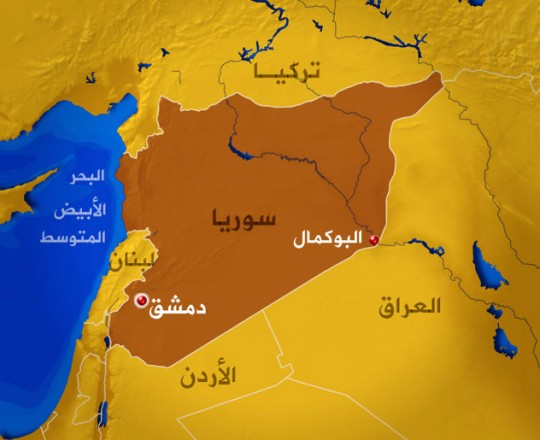 ارشيفية - خريطة الشرق الاوسط