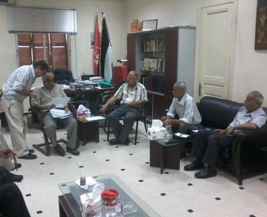 جاني من لقاء أهالي مخيم خان الشيخ بنائب الأمين العام للجبهة الشعبيةأبو أحمد فؤاد