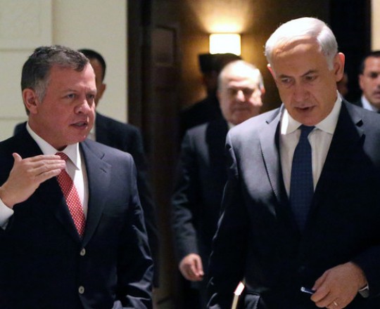 نتنياهو والملك عبد الله الثاني