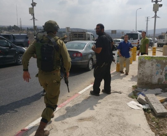 صورة من مكان عملية الطعن