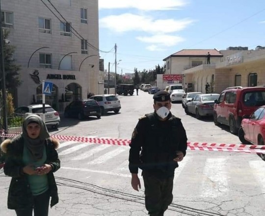 اغلاق فندق في بيت لحم 