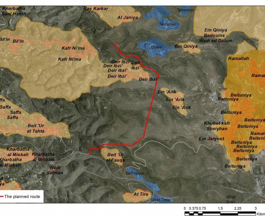 خريطة الطريق الاستيطاني 935