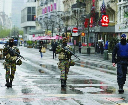 بروكسل اصبحت ثكنة عسكرية