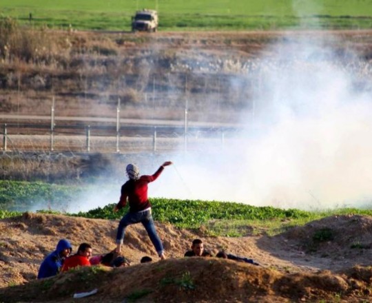 اختفاء شاب شارك في مواجهات شرق البريج أمس الجمعة بغزة