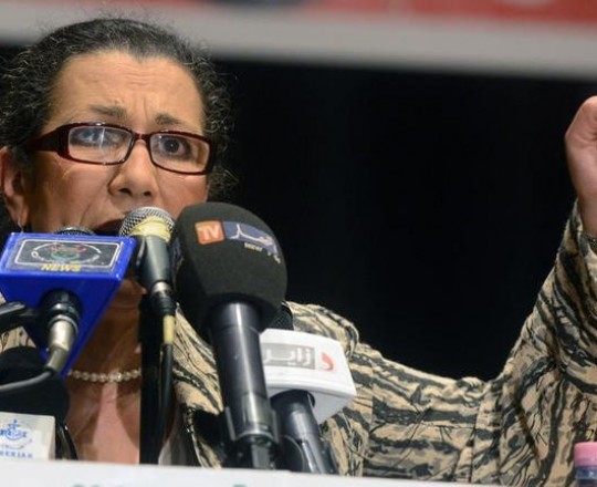 لوزيرة حنون - زعيمة حزب العمال في الجزائر