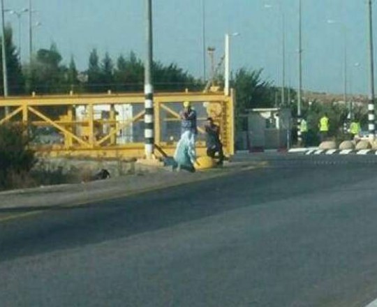 الطفلة براءة عويصي بعد اصابتها صباح اليوم