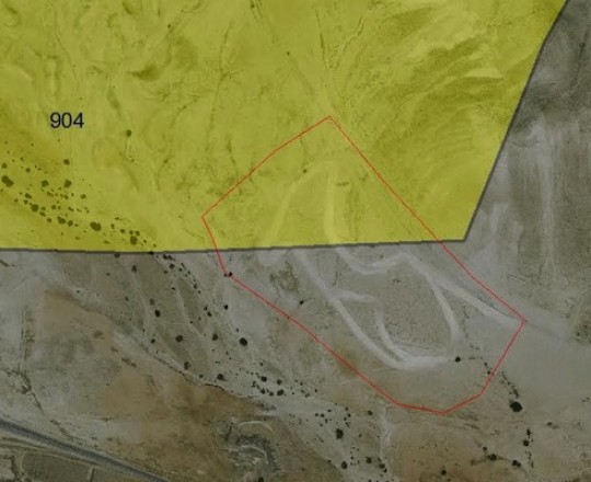 صورة جوية للمضمار الاستيطاني