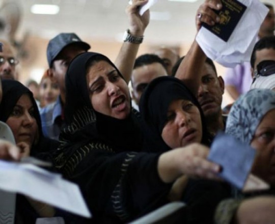 المسافرين في معبر رفح البري