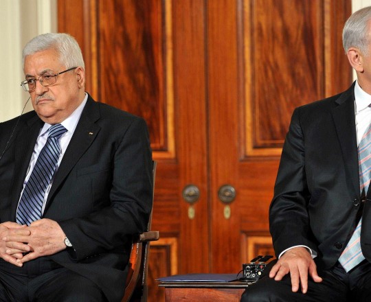 تعبيرية- نتنياهو وعباس