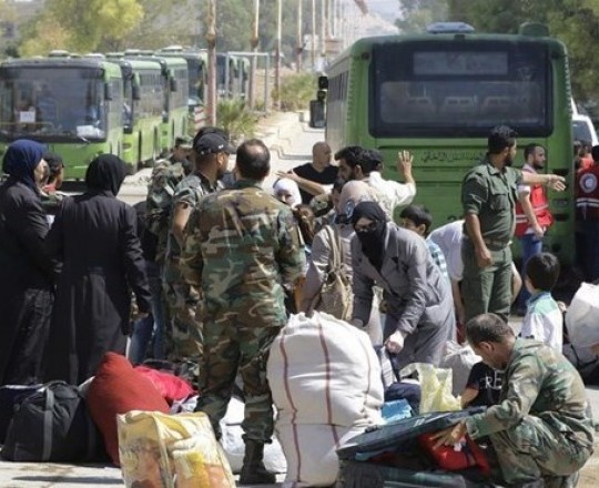 600 مسلح من حي القدم ينتظرون نقلهم إلى الشمال السوري