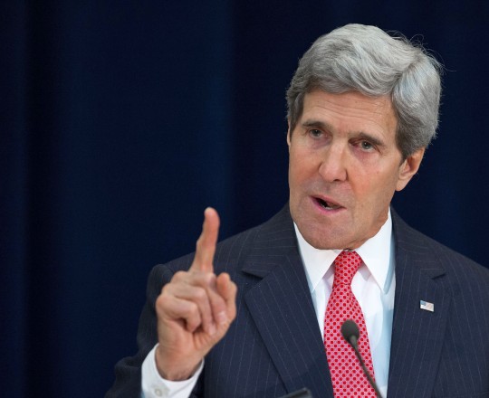 وزير الخارجية الأمريكي جون كيري