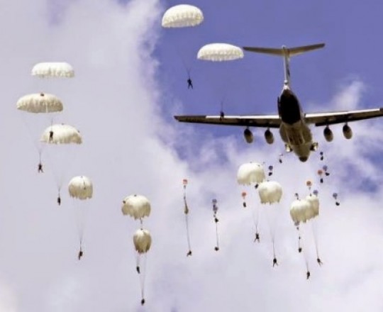 عملية انزال بري للقوات المصرية