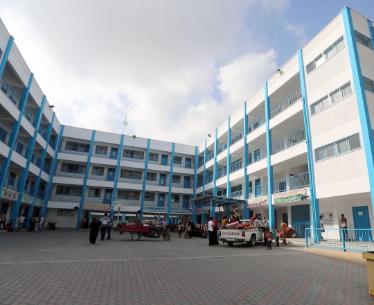 إحدى مدارس الأونروا في قطاع غة