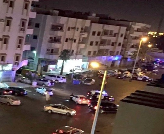 جانب من موقع التفجير 