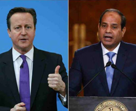السيسي وكاميرون