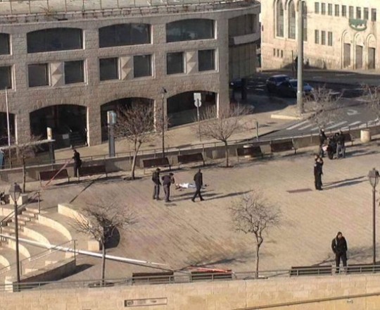 صورة من مكان الحدث