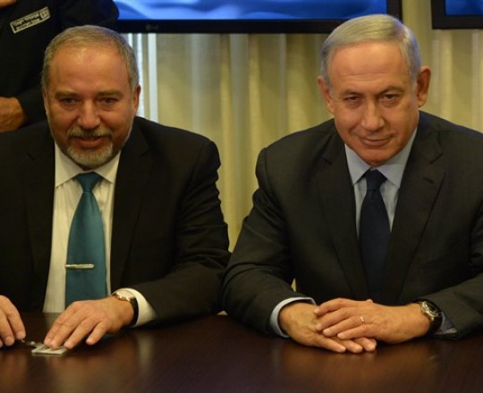 نتنياهو وليبرمان