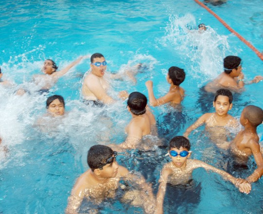 أحد المسابح في قطاع غزة