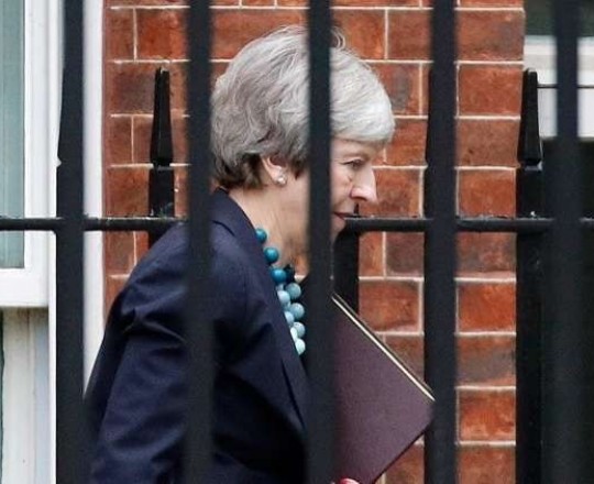 رئيسة الوزراء البريطانية تيريزا ماي، لندن، بريطانيا، 10 ديسمبر 2018
