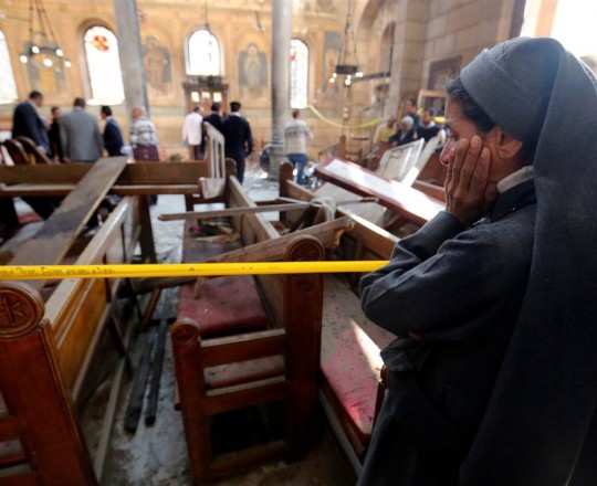 تعبيرية- تفجير الكنائس فى مصر