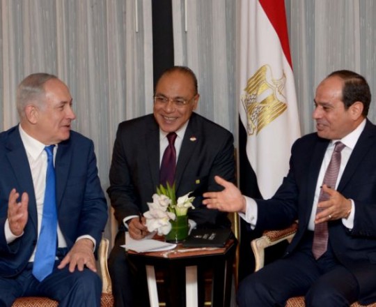 من لقاء لسيسي ونتنياهو 