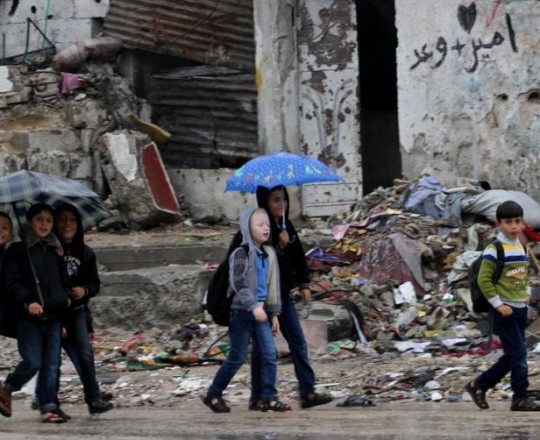 اطفال المدارس في غزة